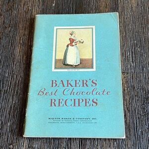 Baker's Best Chocolate Recipes Walter Baker Vintage Cookbook 1932